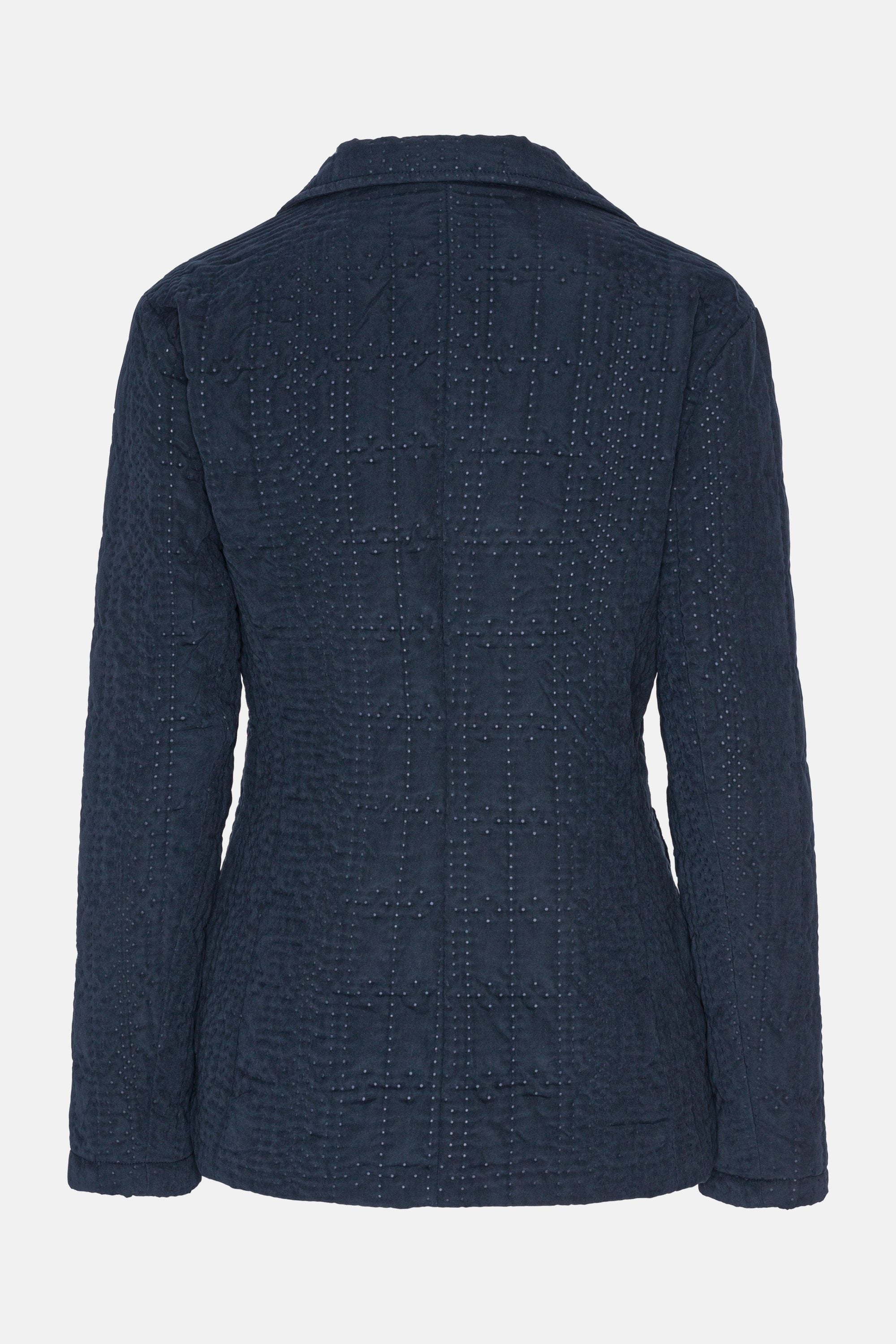 Gesteppter Blazer - Dark Indigo